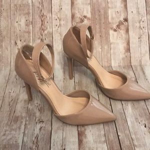 3/$30 sale - Anne Michelle patent nude heels
